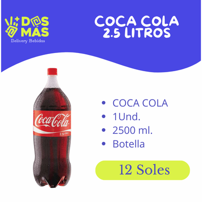 Coca Cola 2.5 Litros