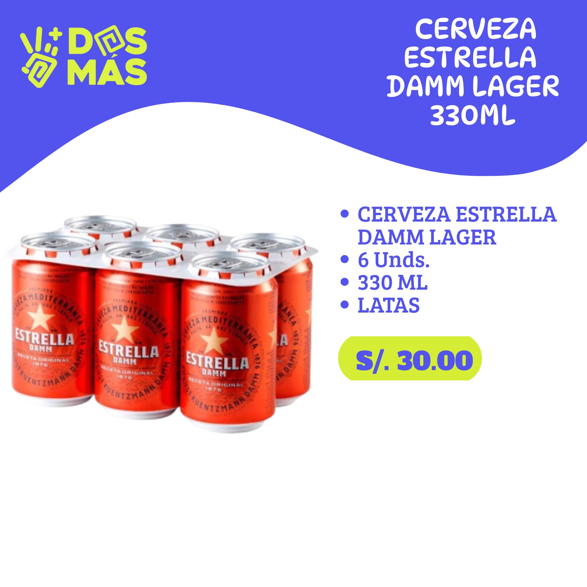 Estrella SixPack 330 ML