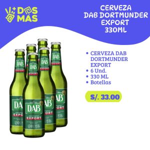 Dab Dortmunder Six Pack 330 ML
