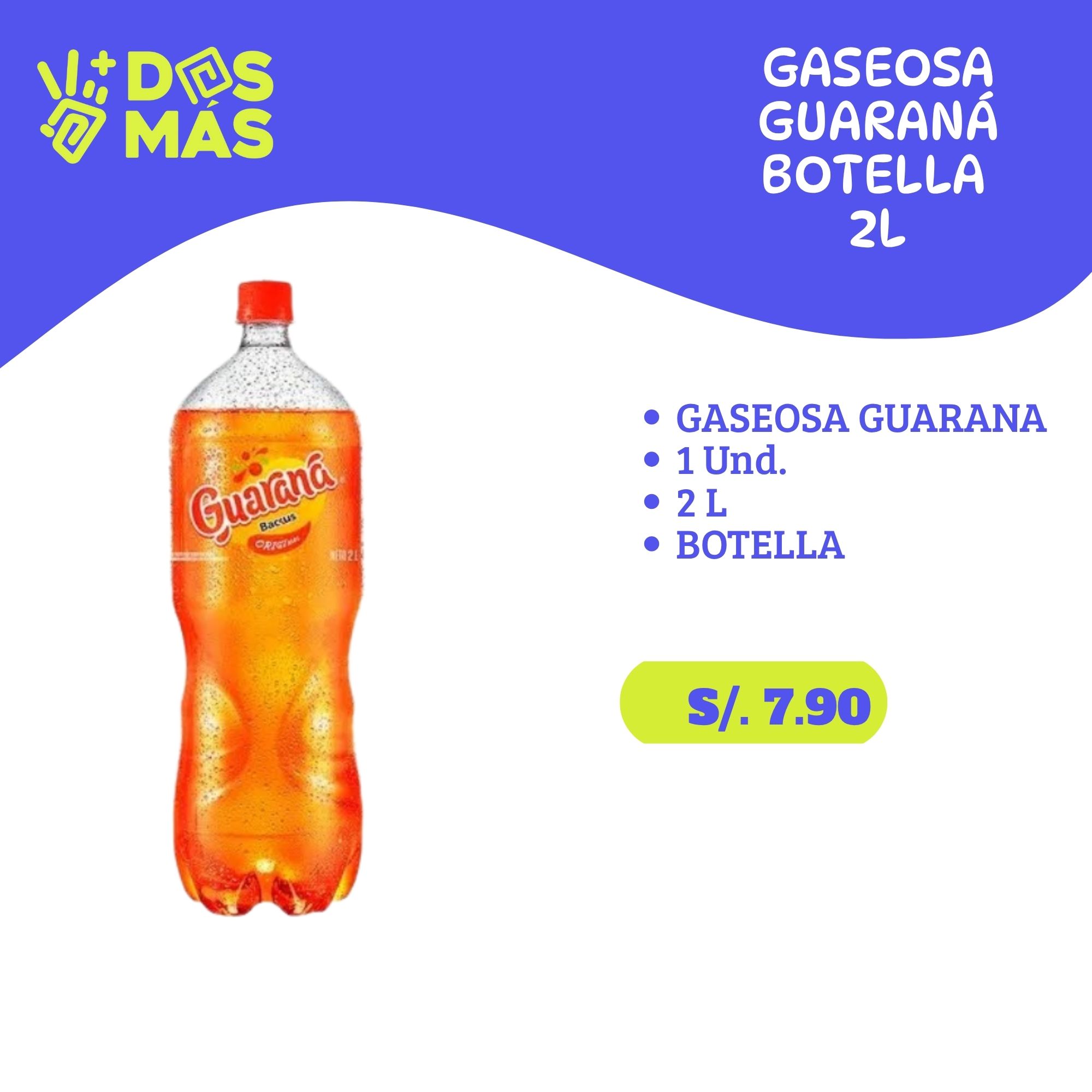Gaseosa Guaraná 2L