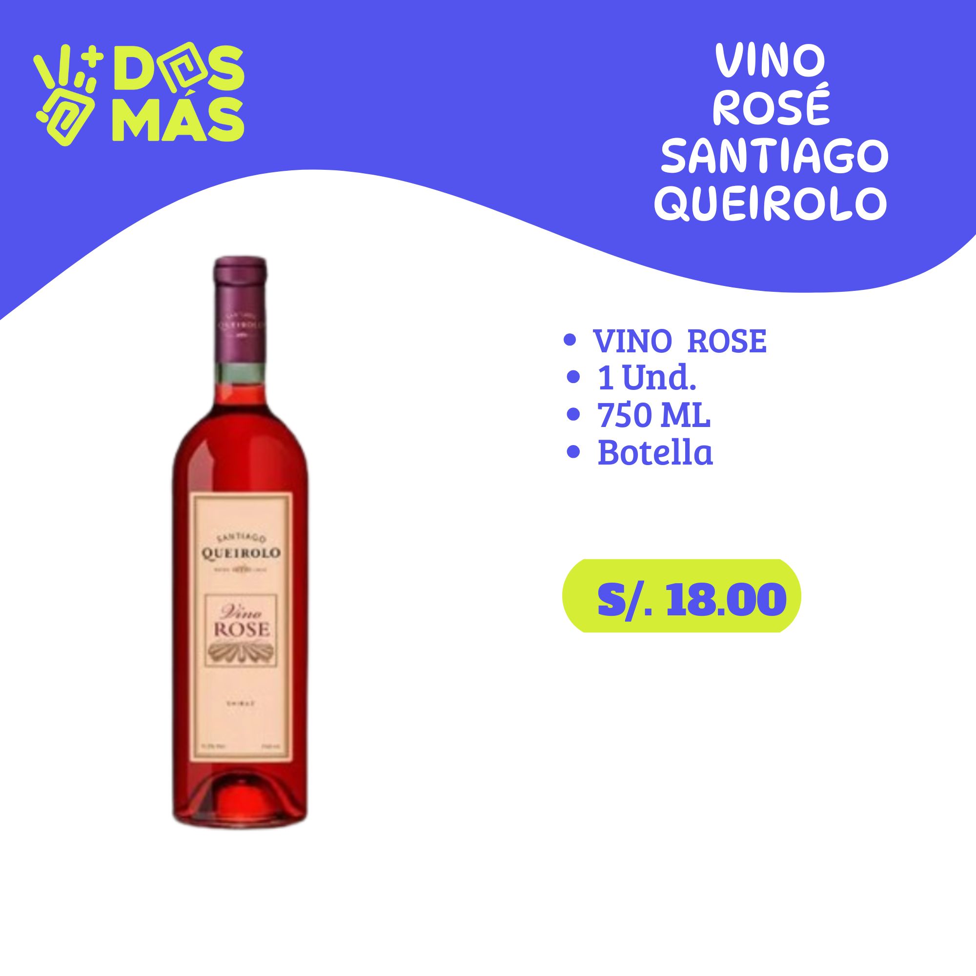 Santiago Queirolo – Vino Rosé