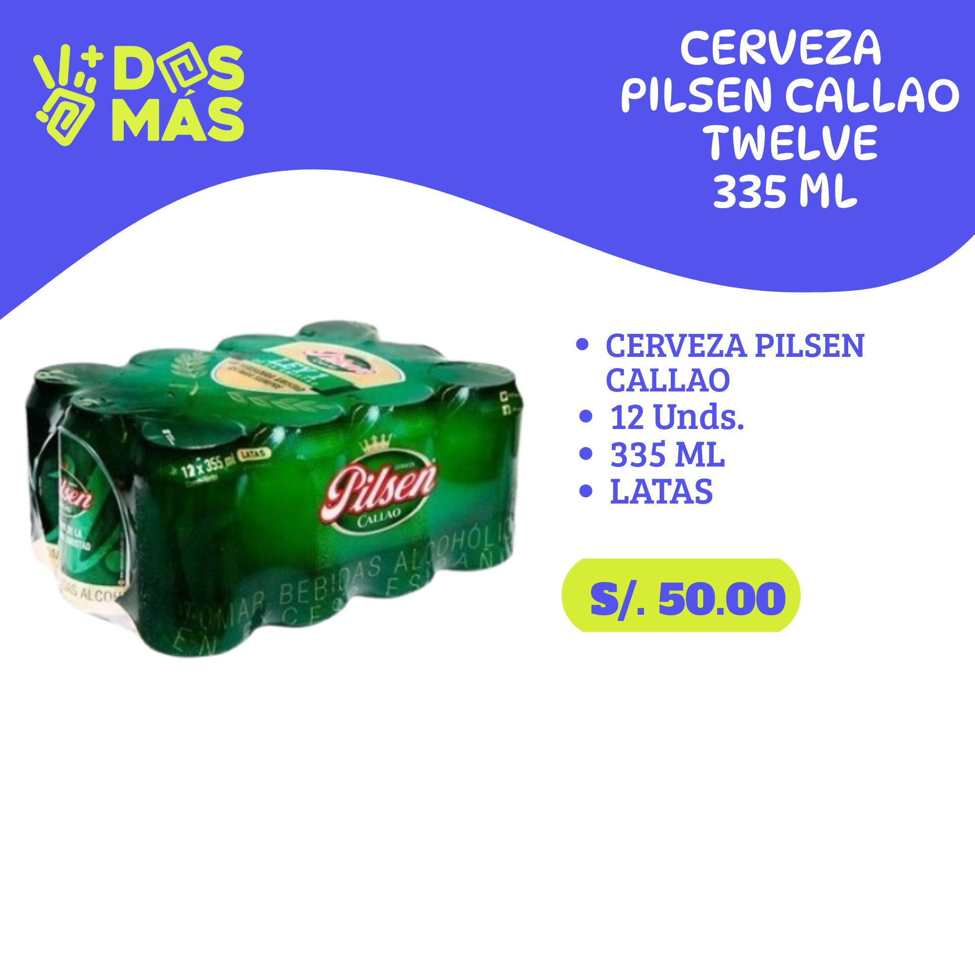 Cerveza Pilsen Twelve-Pack