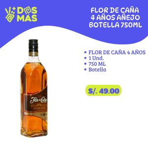 Flor de Caña 4 años – Ron