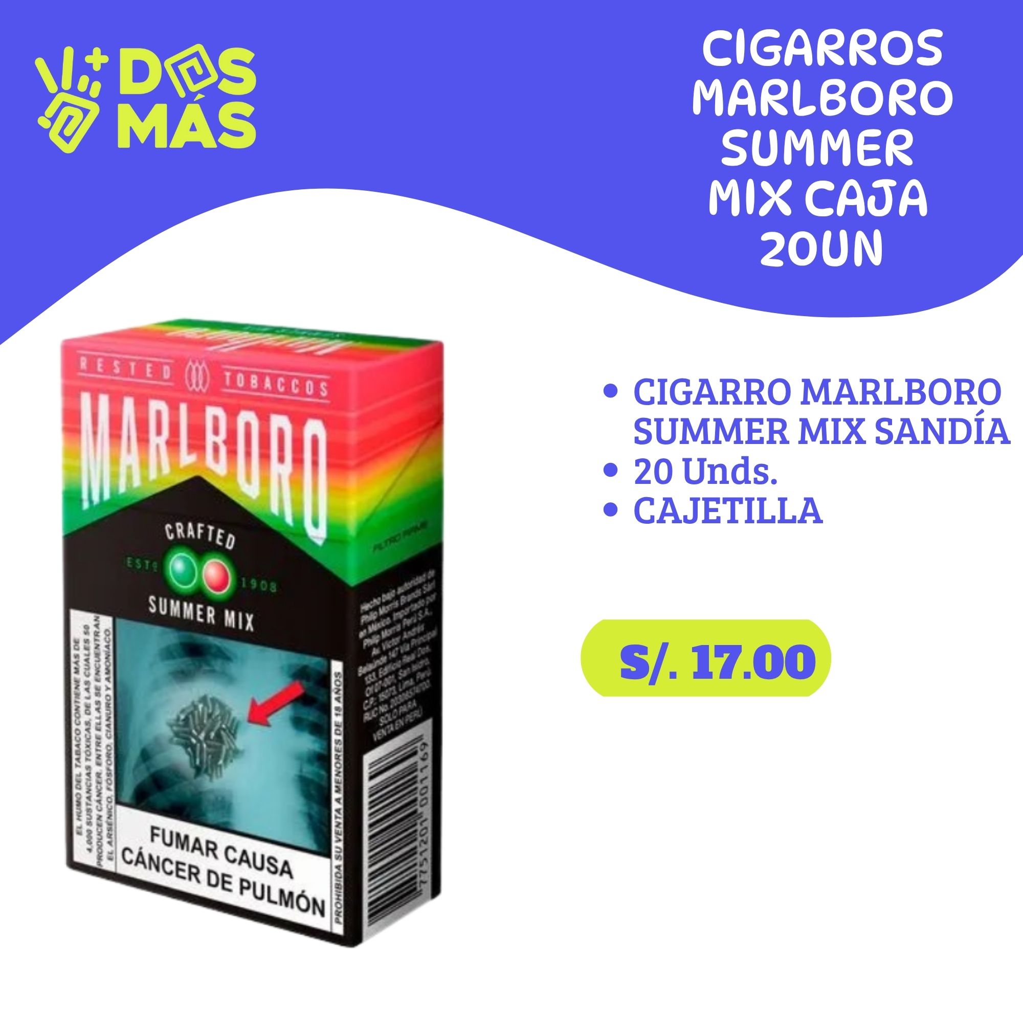 Cigarros MARLBORO Summer Mix