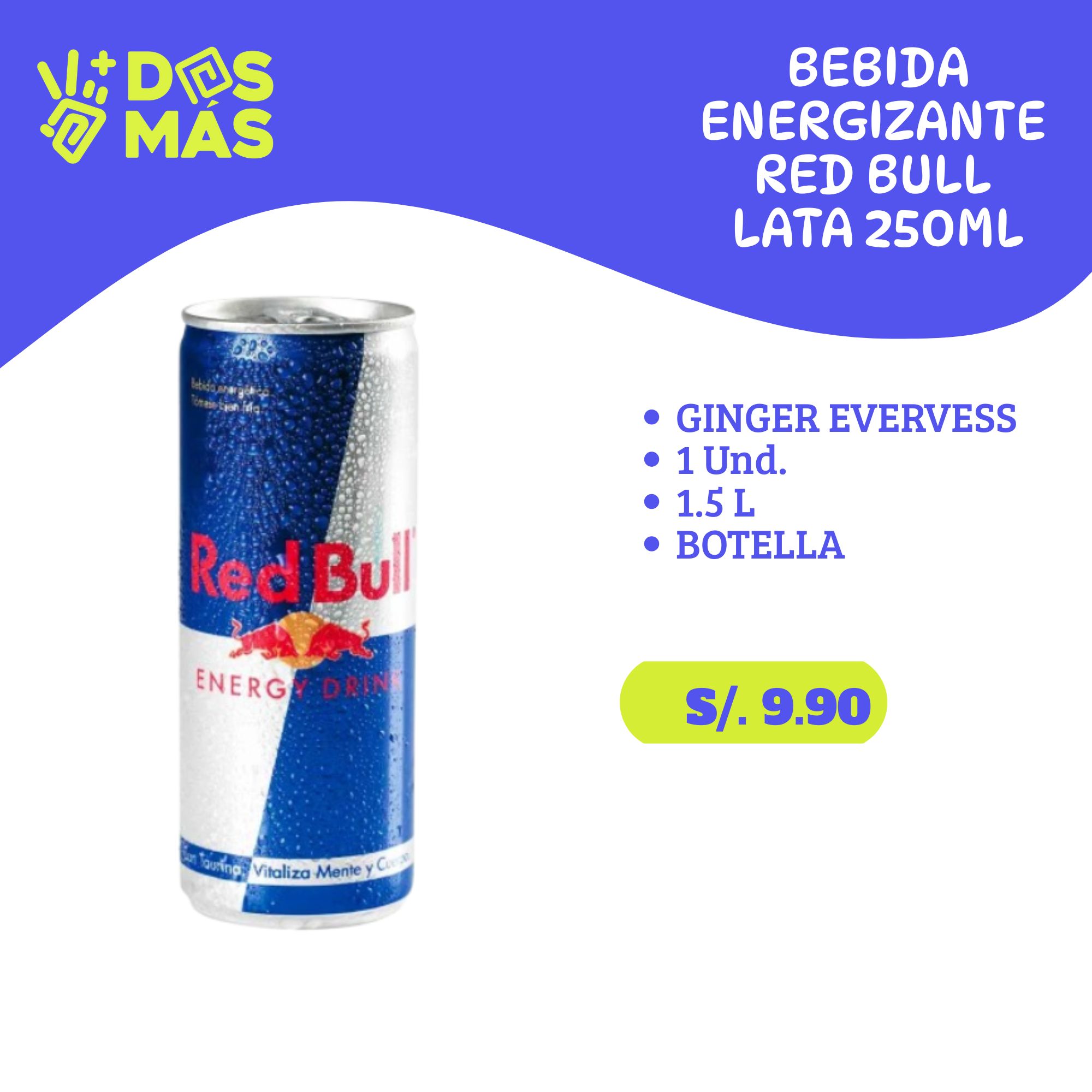Bebida Energizante Red Bull